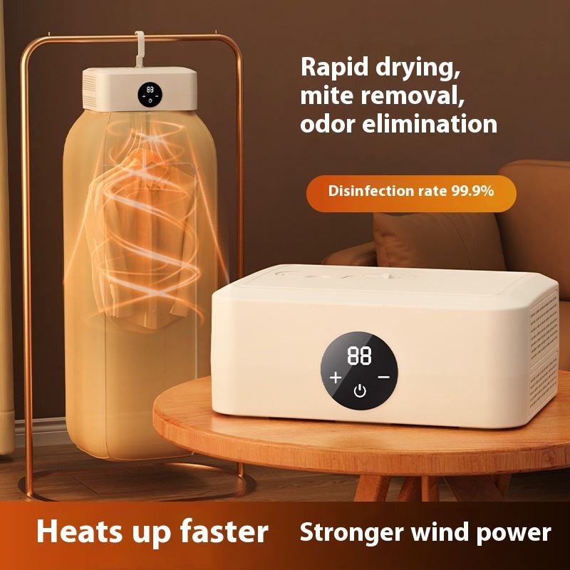 Folding Portable Electric Clothes Dryer – Smart Travel Mini Dryer for Home & Compact Spaces